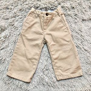 Janie and Jack Boys Tan Dress Pants 12-18 Months